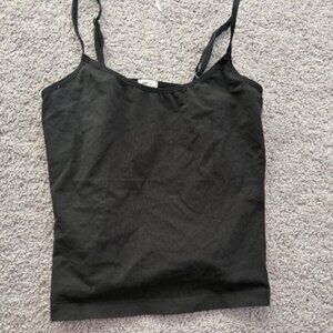black camisole